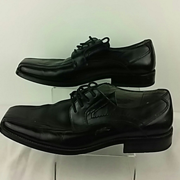 Stacy Adams Mens Loafer Size 9 Black Lace Up - Picture 2 of 7